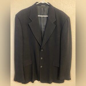 Andrew Fezza Men’s Black Blazer Size 40 Made in Italy